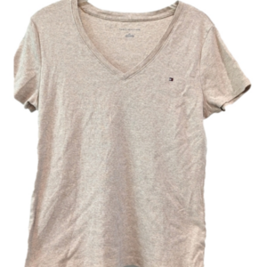 Tommy Hilfiger cream/light tan v neck tee